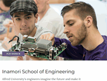 Tablet Screenshot of engineering.alfred.edu