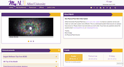 Desktop Screenshot of my.alfred.edu